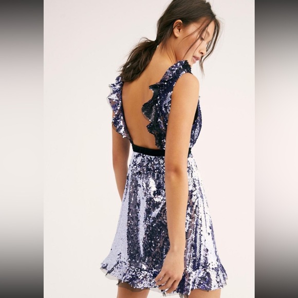 Free People Sequin Dress NWT - Picture 3 of 6